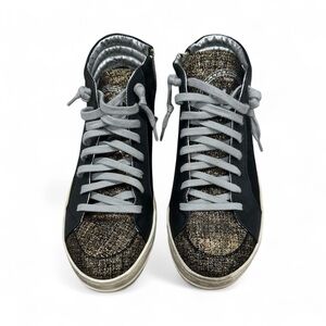 Black and Gold High-Top EVEREVE P448 size 38